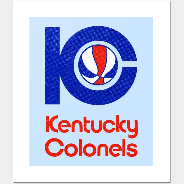 Defunct Kentucky Colonels ABA Basketball Wall Art by LocalZonly